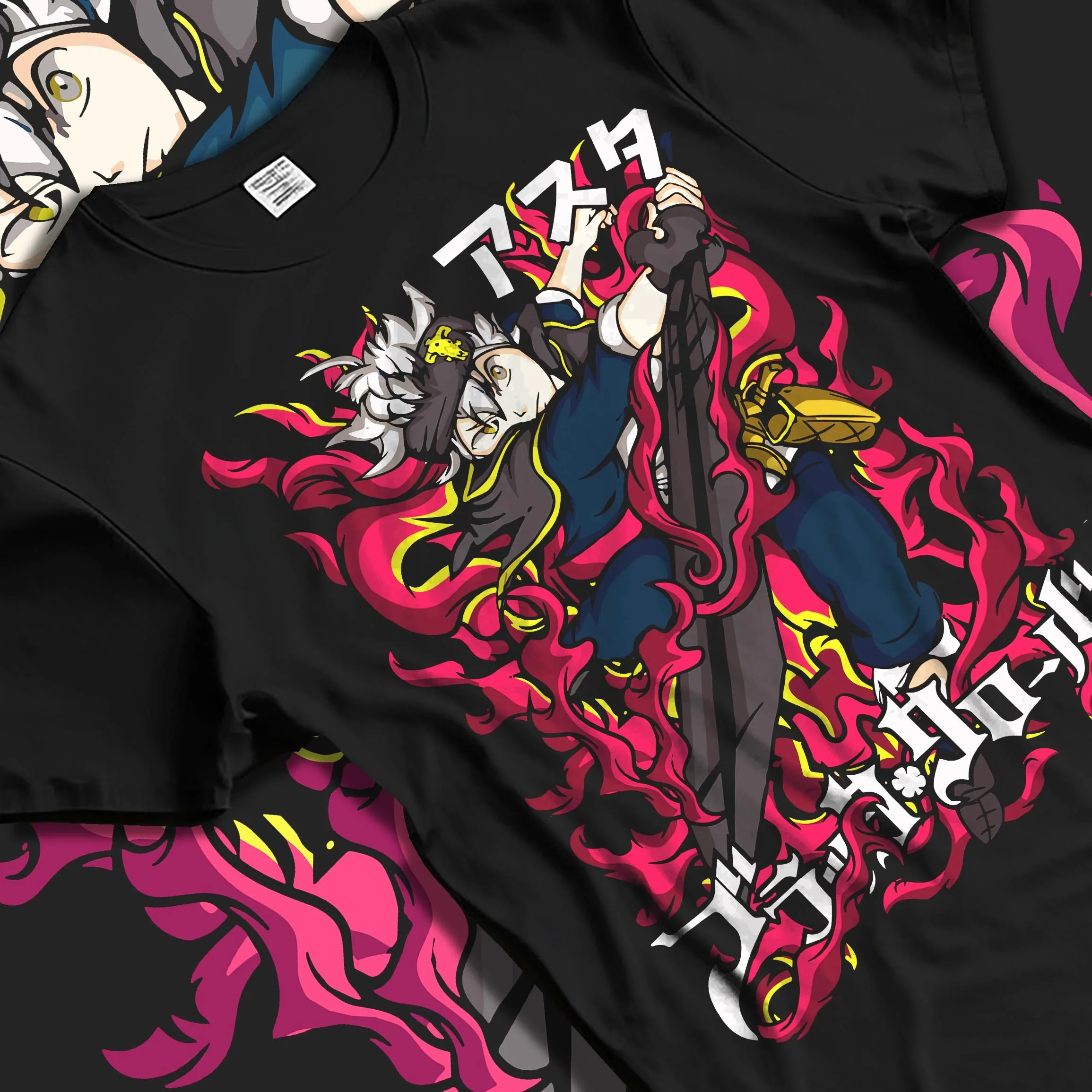 Asta Black Clover Hoodie Magic Sword Red Blade Stance - Image 5