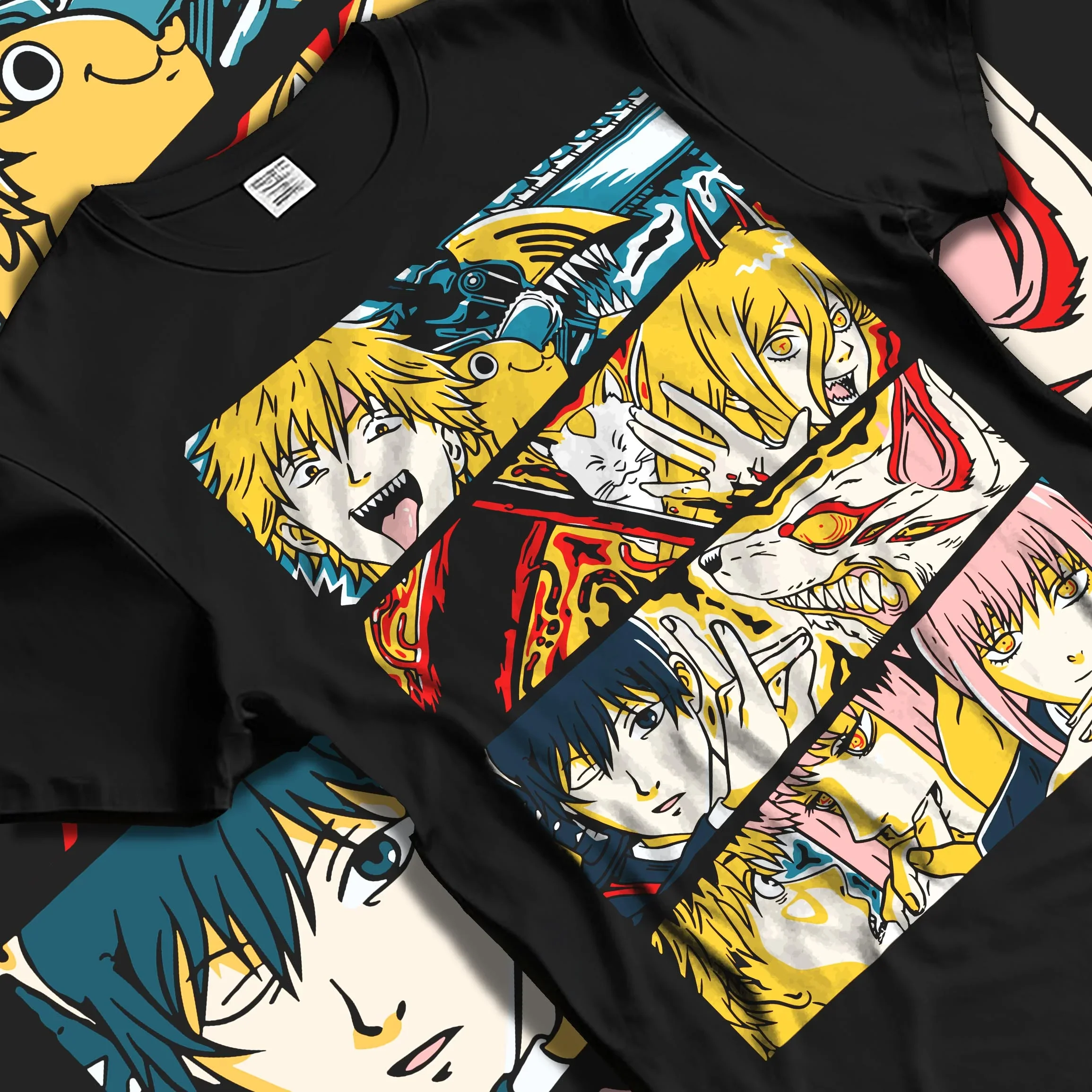 Chainsaw Man Hoodie Power and Denji Squad Scene - Image 5