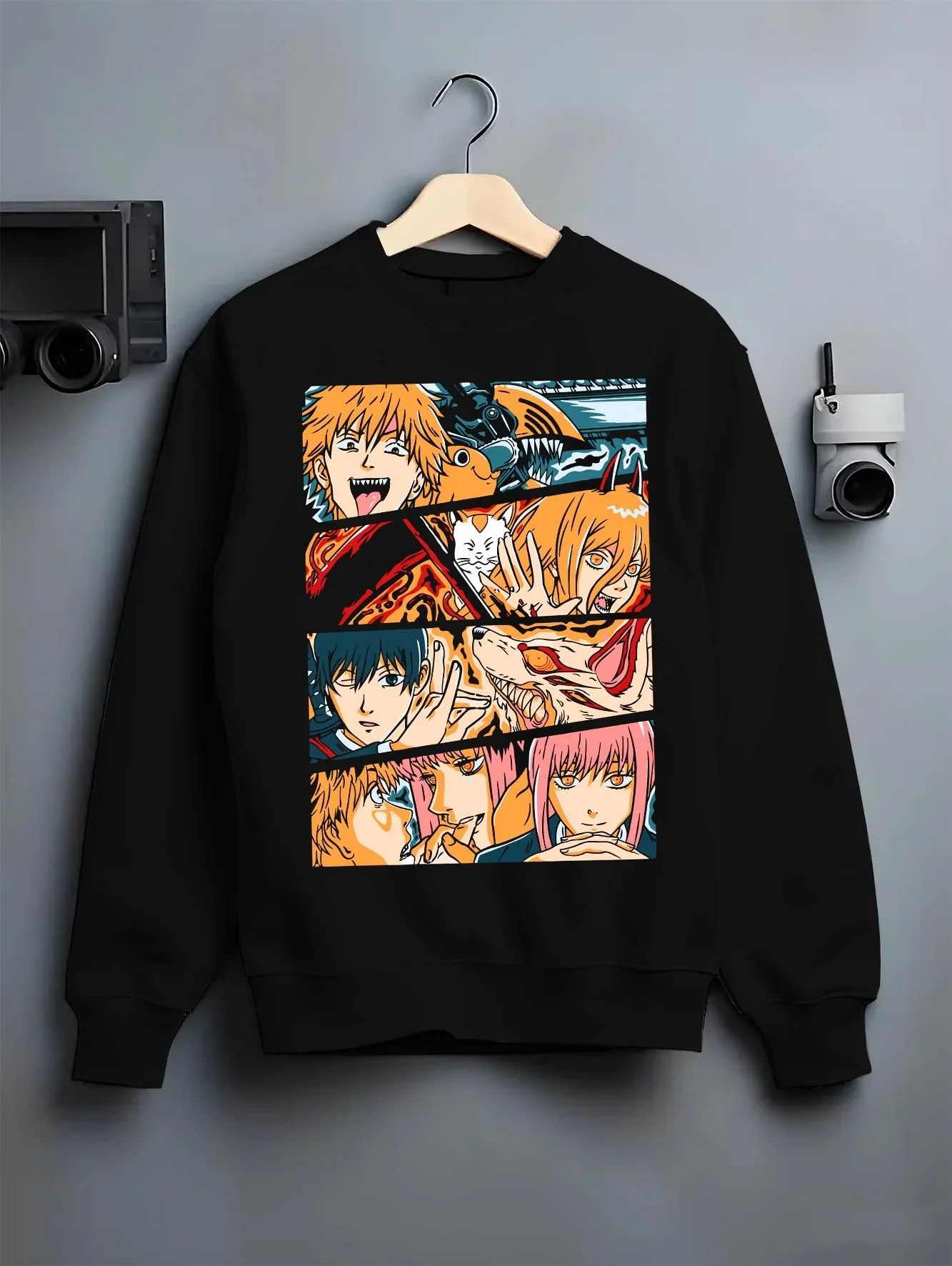 Chainsaw Man Hoodie Power and Denji Squad Scene - Image 6