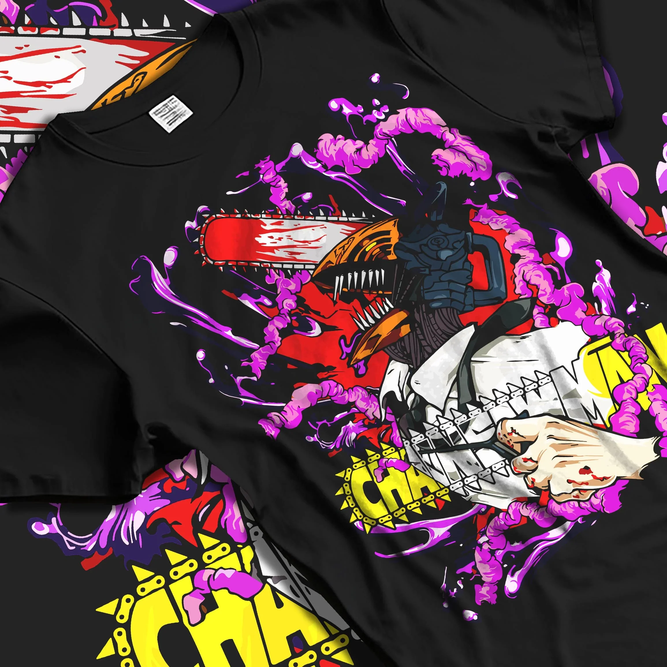 Chainsaw Man Hoodie Denji Devil Hunter Red Chains - Image 5