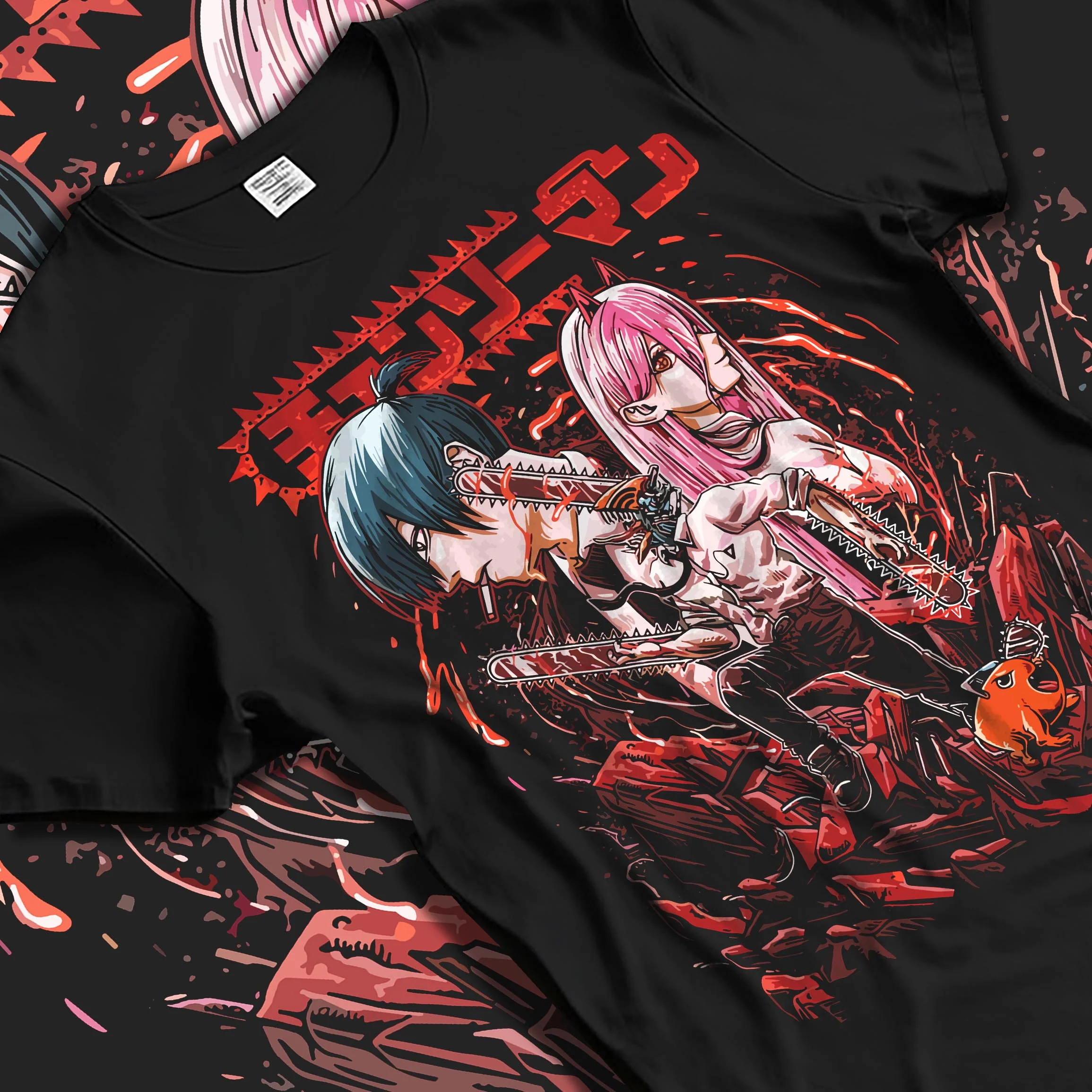 Denji, Power & Aki Chainsaw Man Trio Battle Hoodie - Image 5