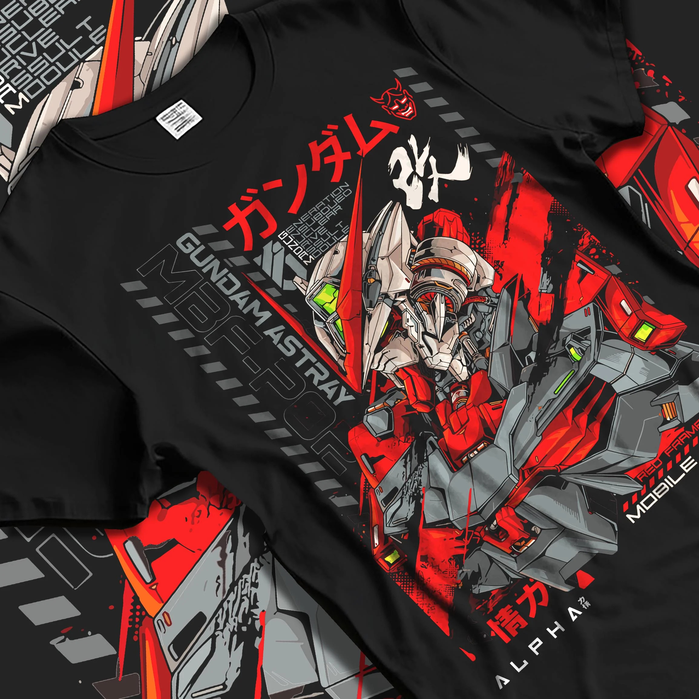 Astray Red Frame Mobile Suit Gundam Hoodie - Image 5