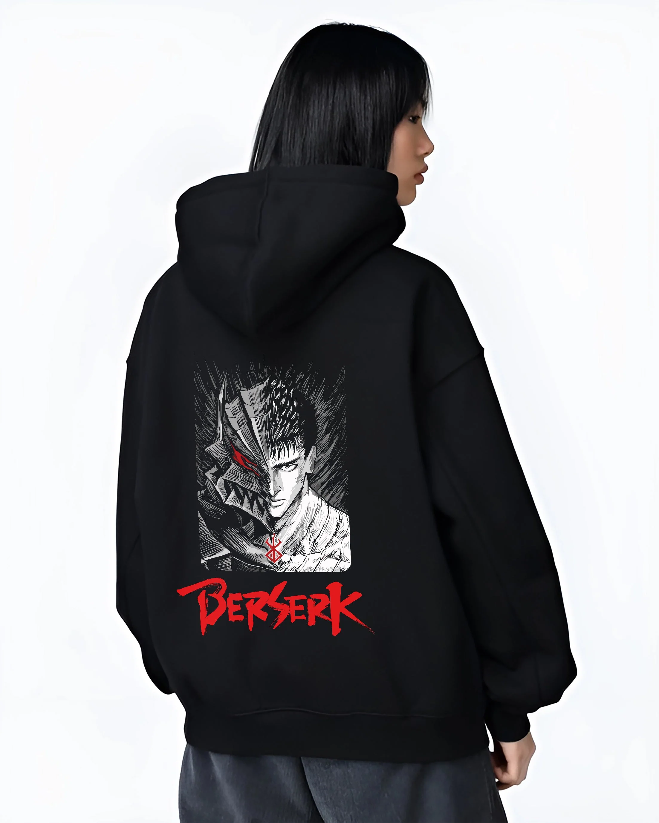 Guts Black Swordsman Berserker Armour Berserk Hoodie - Image 3