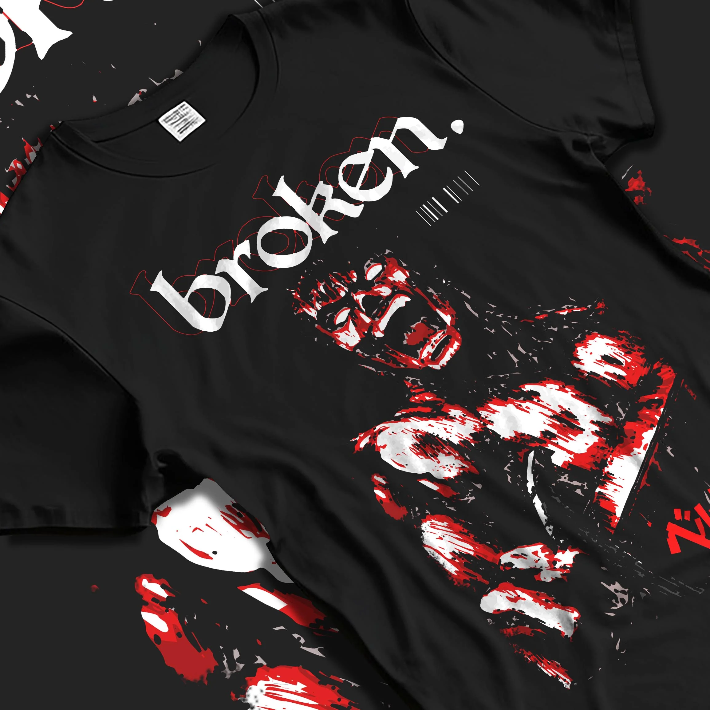 Guts “Broken” Berserk Black Swordsman Dark Fantasy Hoodie - Image 6