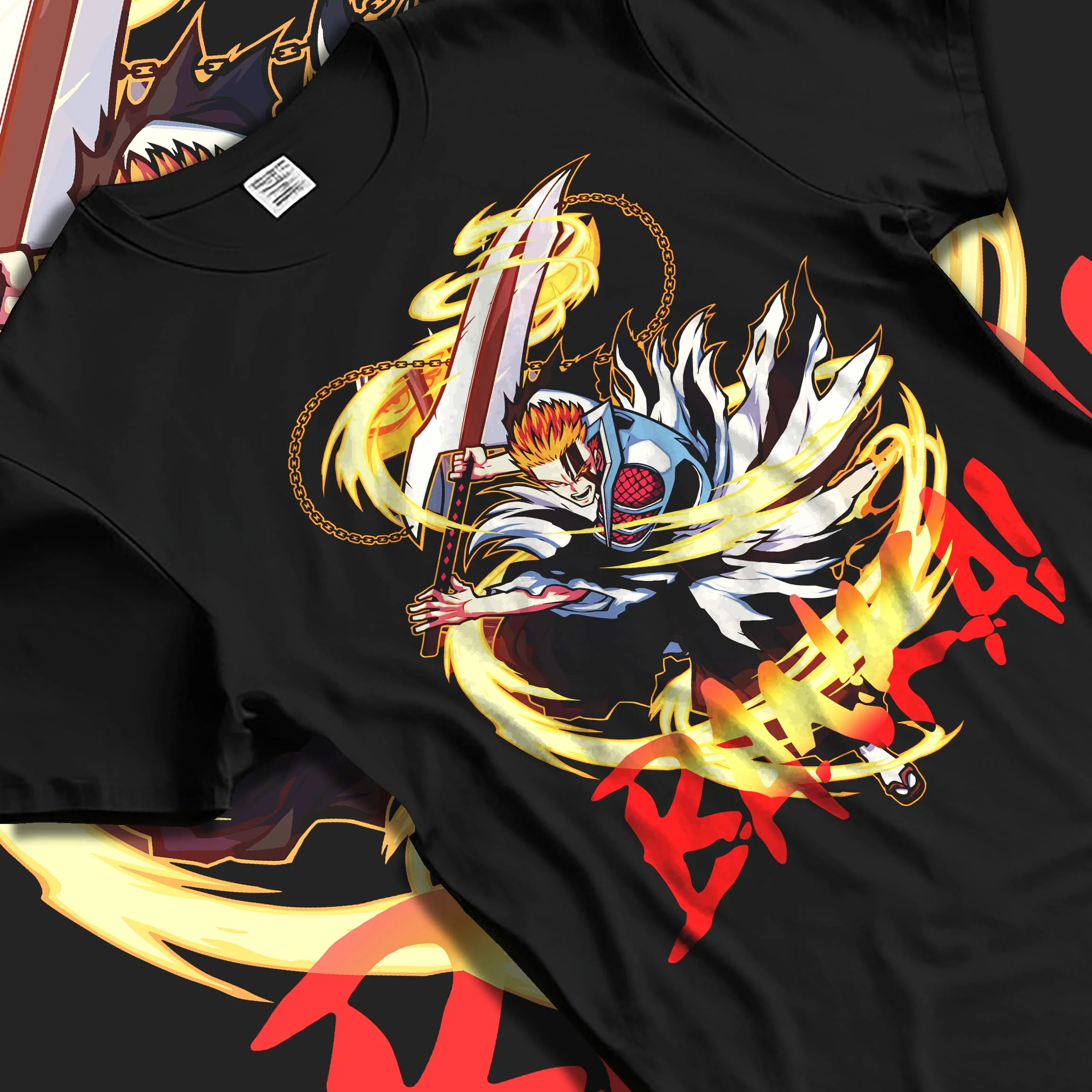 Ichigo Kurosaki Final Bankai Bleach Anime Streetwear Hoodie - Image 5