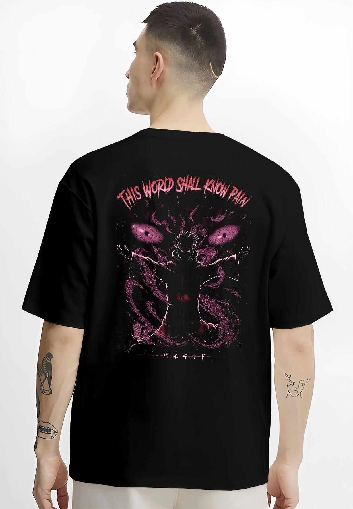 Pain Naruto Shippuden Six Paths Rinnegan Akatsuki Hoodie - Image 4